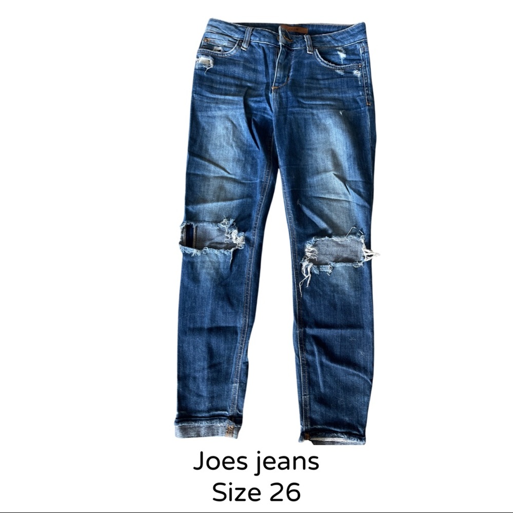 Vintage and distressed James jeans size 26.